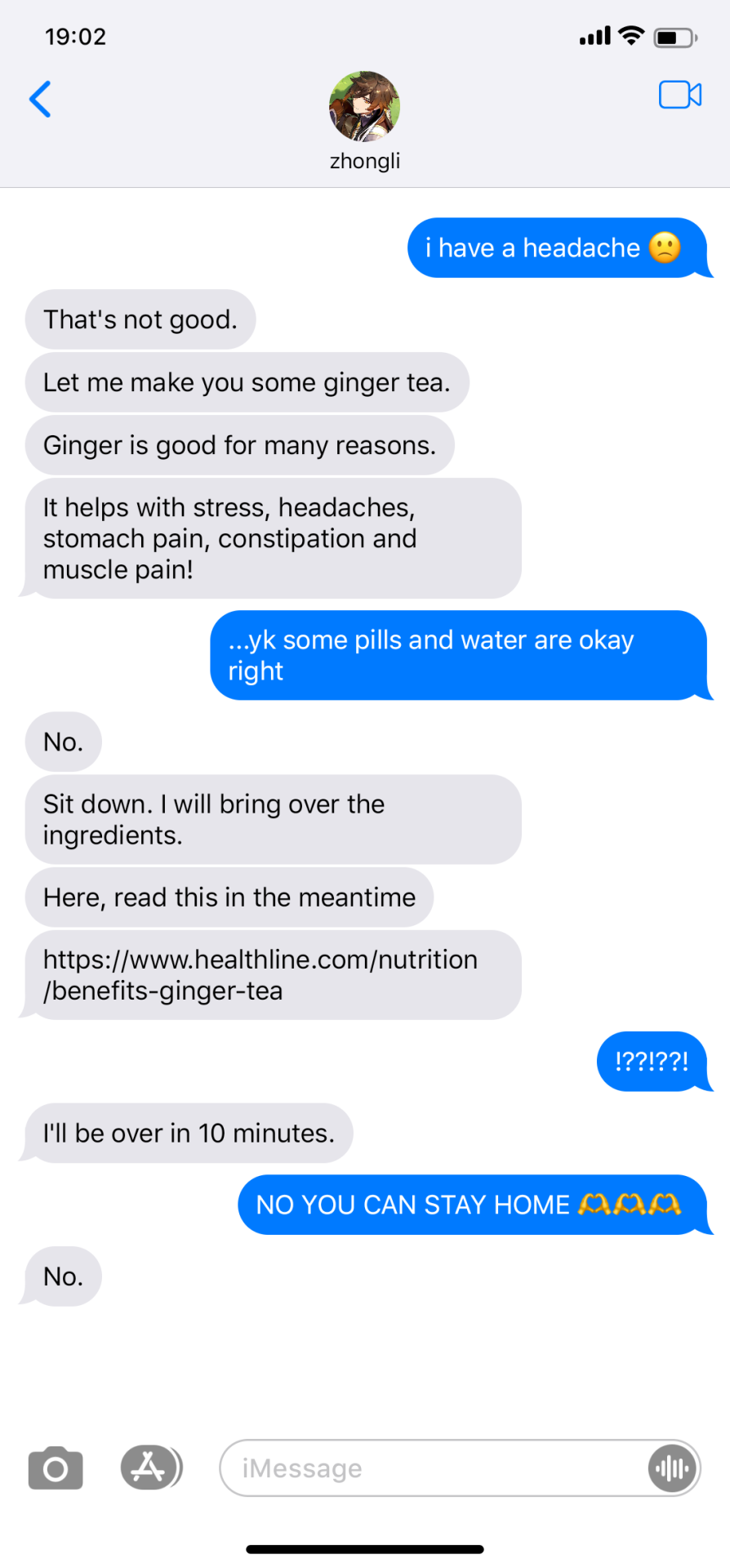 RANDOM TEXTS WITH THEM (1) Genshin Impact