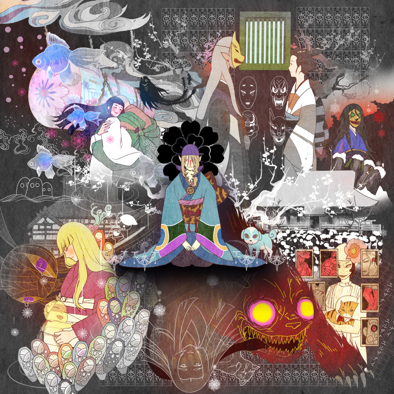 animesuplex:  Illustrations by ヒコ » Featured on A N I M E S U P L E Xϟ 