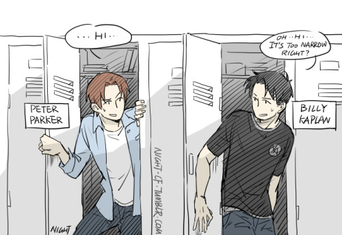 night-cf: If Peter and Billy in the same highschool.. maybe they’ll become good friends..