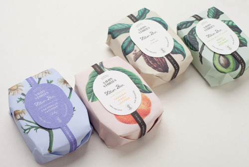 thedsgnblog: Savon Stories Lotion Bars Packaging by Menta. “Savon Stories launched a new line 