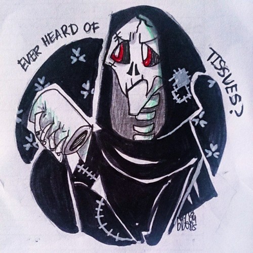 Seriously guys, keep it clean. #drawings #doodle #traditionalart #deathcomic #grimreaper #mossysdraw