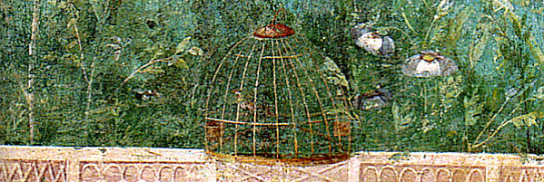 irefiordiligi:  The Painted Garden of the Villa di Livia, Prima Porta, RomeThis lush
