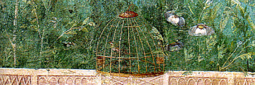 irefiordiligi:  The Painted Garden of the Villa di Livia, Prima Porta, RomeThis lush painted garden covered the walls of a semi-subterranean chamber, probably a cool triclinium (dining room) for summer banquets, in the suburban Villa of Livia Drusilla,