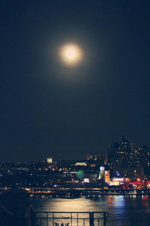 SuperMoon over the City! 