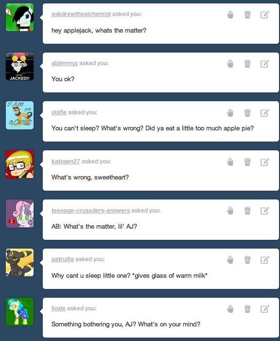 just-ask-filly-applejack:  SLEEP DEPRIVED FILLY IS WORST FILLY  Aww, poor lil AJ