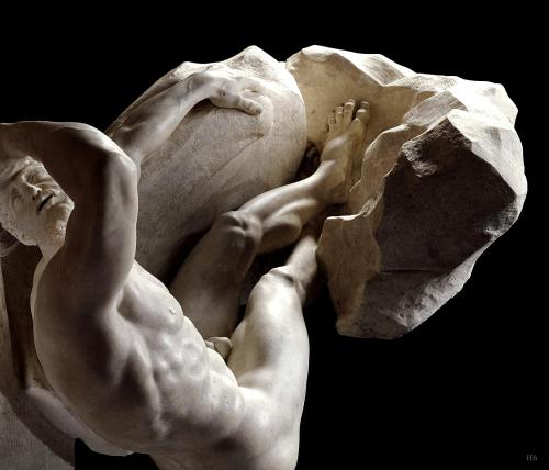 hadrian6:  Detail : Falling Titan.  1786.Thomas Banks. British 1735-1805. marble.http://hadrian6.tumblr.com