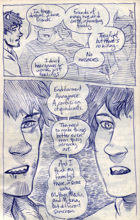 toastyhat:Pages 131-135 of No Red Sweaters!  Totally forgot Sign’s scrapes and bruises in