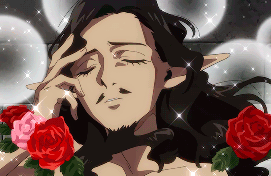 Senshi from Dungeon Meshi transformed into an elf