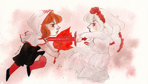 auraboo:Some miniature Momodora fanarts from last year ♥ I need to replay this game again.