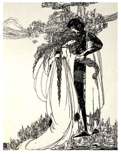 enchantedbook:  Illustration by Jessie M. King from “The Defence of Guenevere and Other Poems&