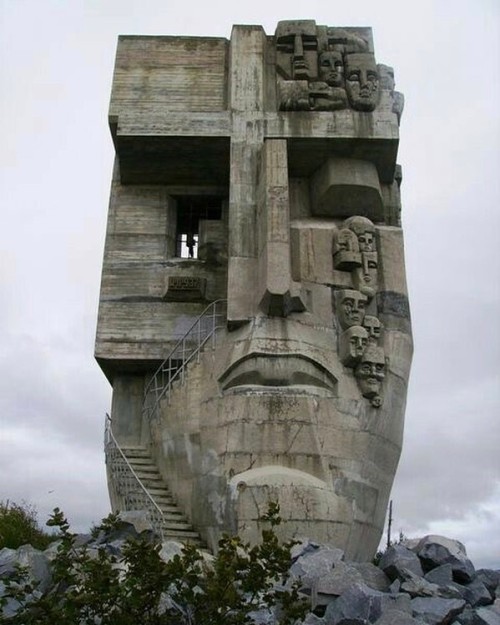 brutgroup:The Mask of Sorrow (monument to the victims of gulag) Magadan, Russian Federation. #brutgr