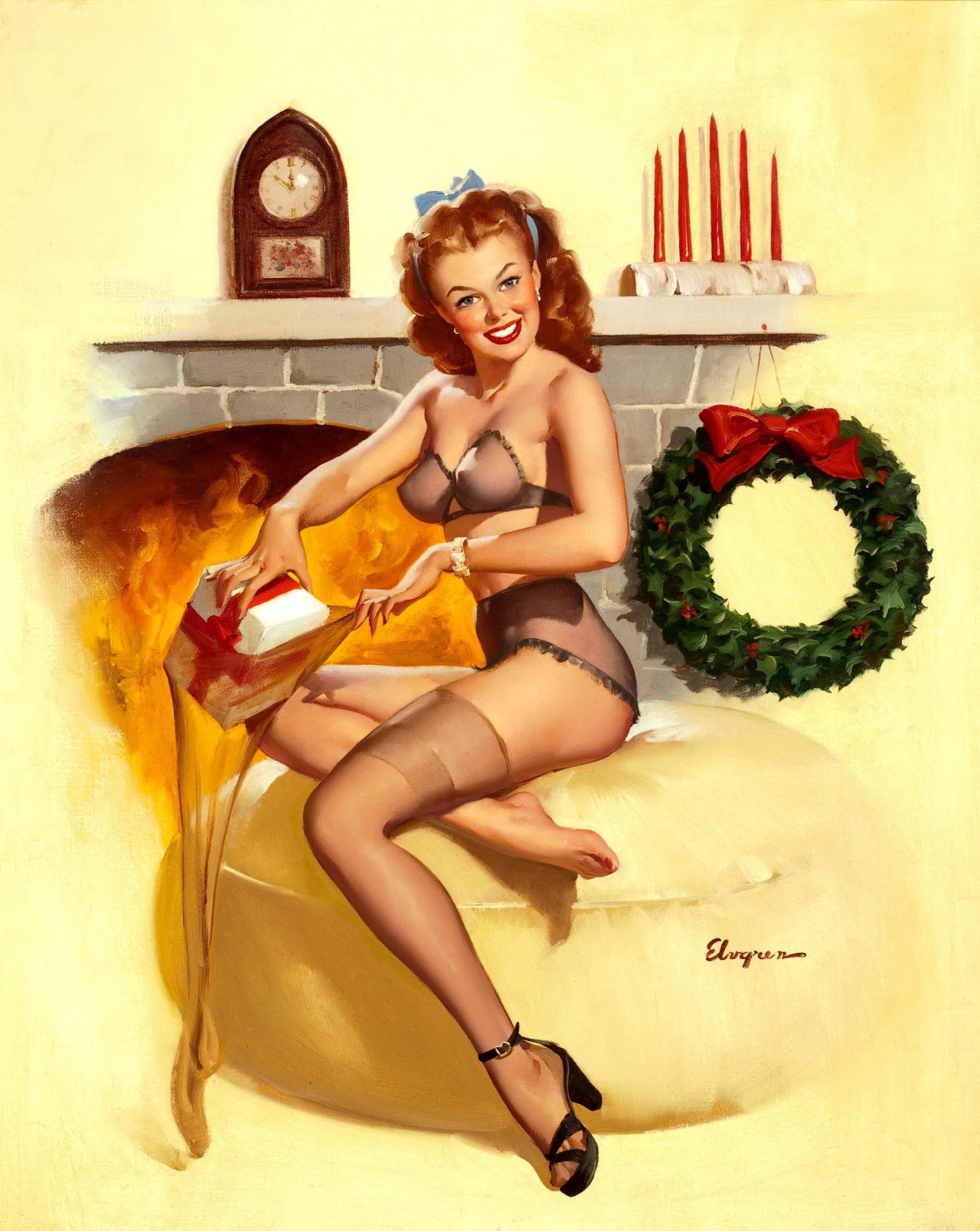 pinupgirlsart:  Gil Elvgren 