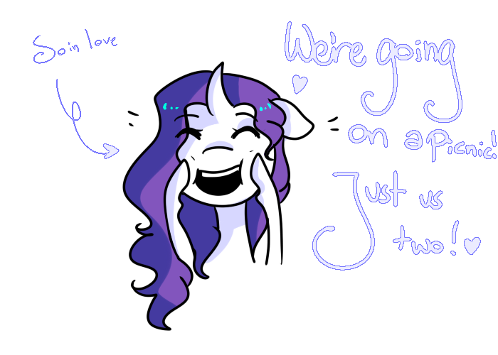 ask-blind-rarity:“I can’t wait!”^w^