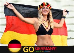 worldcup2014girls:  GO GERMANY! Support Germany against Brazil! Get your badge and spread the Love: http://goo.gl/rq9Q5E