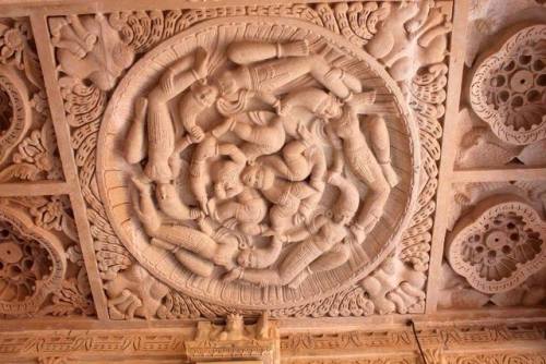 Ceiling from a jain temple at Osian, Rajasthan