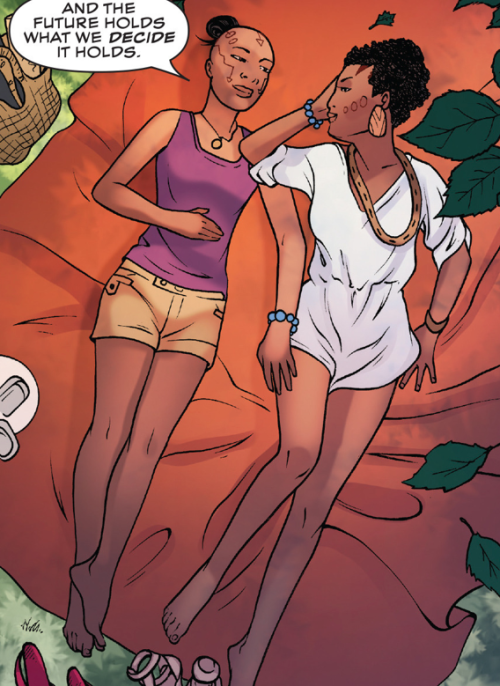 elionking:  maxximoffed: Black Panther: World of Wakanda #3 yall think Marvel gon do it? 