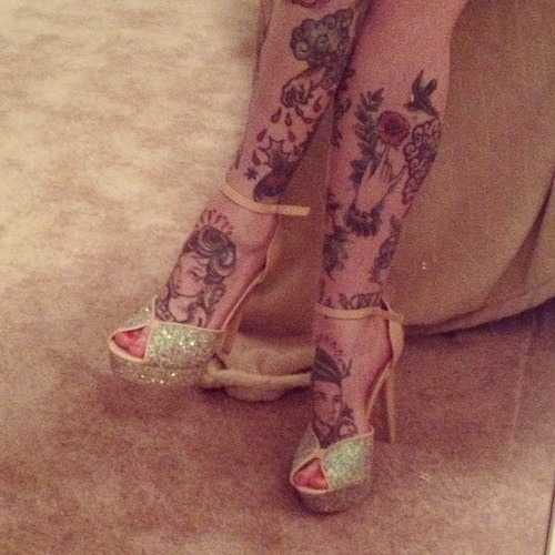 tatt-girls:  Horny tattooed girls porn