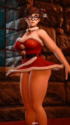 sfmporn:  Christmas In Mei Full Res Download &amp; Futa Version available on Patreon  ;9