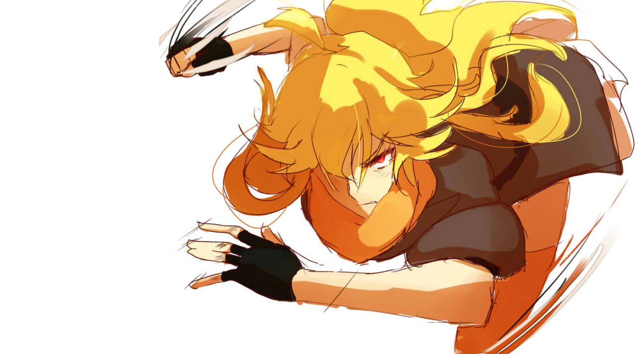 azure-zer0:  Blake and Yang fighting for some reason idk (You can make up your own