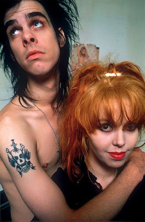 postpunkindustrial:  Nick Cave and Anita LaneBy Bleddyn Butcher London, Sept. 1983 