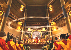 rabalogy:  Jinora, come forward. Today we welcome the first airbending master in