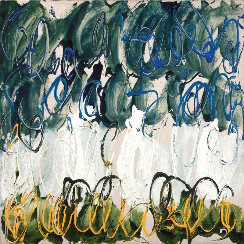 thunderstruck9:Mario Schifano (Italian, 1934-1998), Orto botanico [Botanical garden],