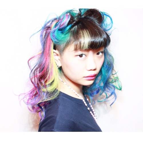 New rainbow hair by Jooji99