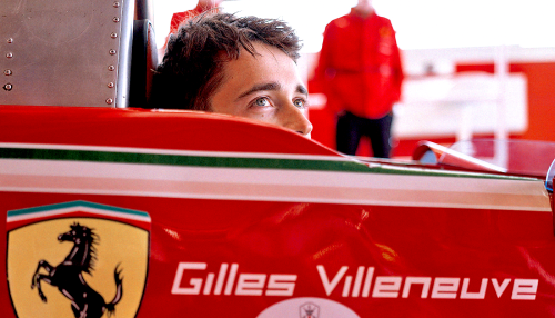 CHARLES: REMEMBERING GILLESAt Fiorano, Leclerc enjoys driving the 312 T4 that belonged to the unforg