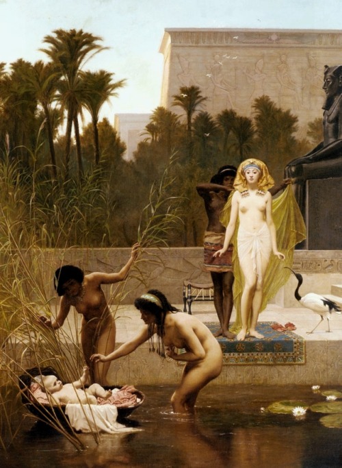 Frederick Goodall - The Finding of Moses (1885)