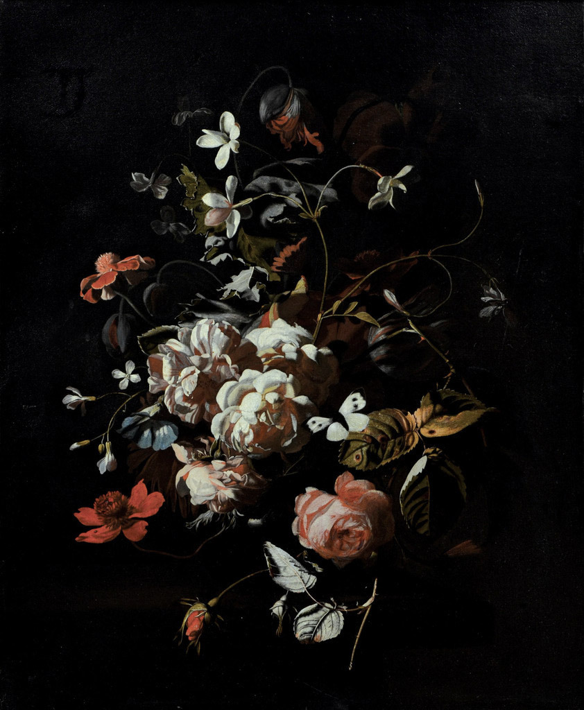 jiradevan:   &ldquo;Roses, tulips, carnations, a butterfly and other flowers