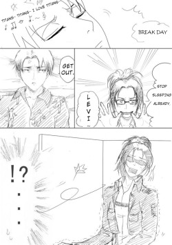  Untitled by 宫野_真希 Translated &amp; Typeset by fuku-shuu (With artist&rsquo;s permission)  Levi&rsquo;s pajamas lol