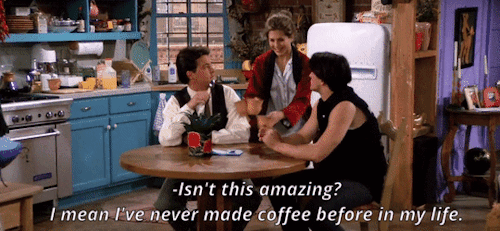 Friends  • Rachel’s first coffee • S01E01