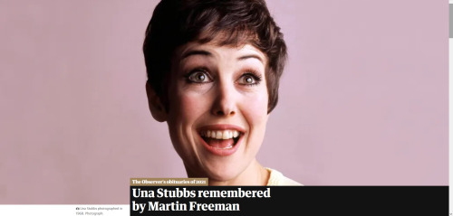 safedistancefrombeingsmart: Una Stubbs remembered by Martin Freeman ❤The digital version of Martin&r