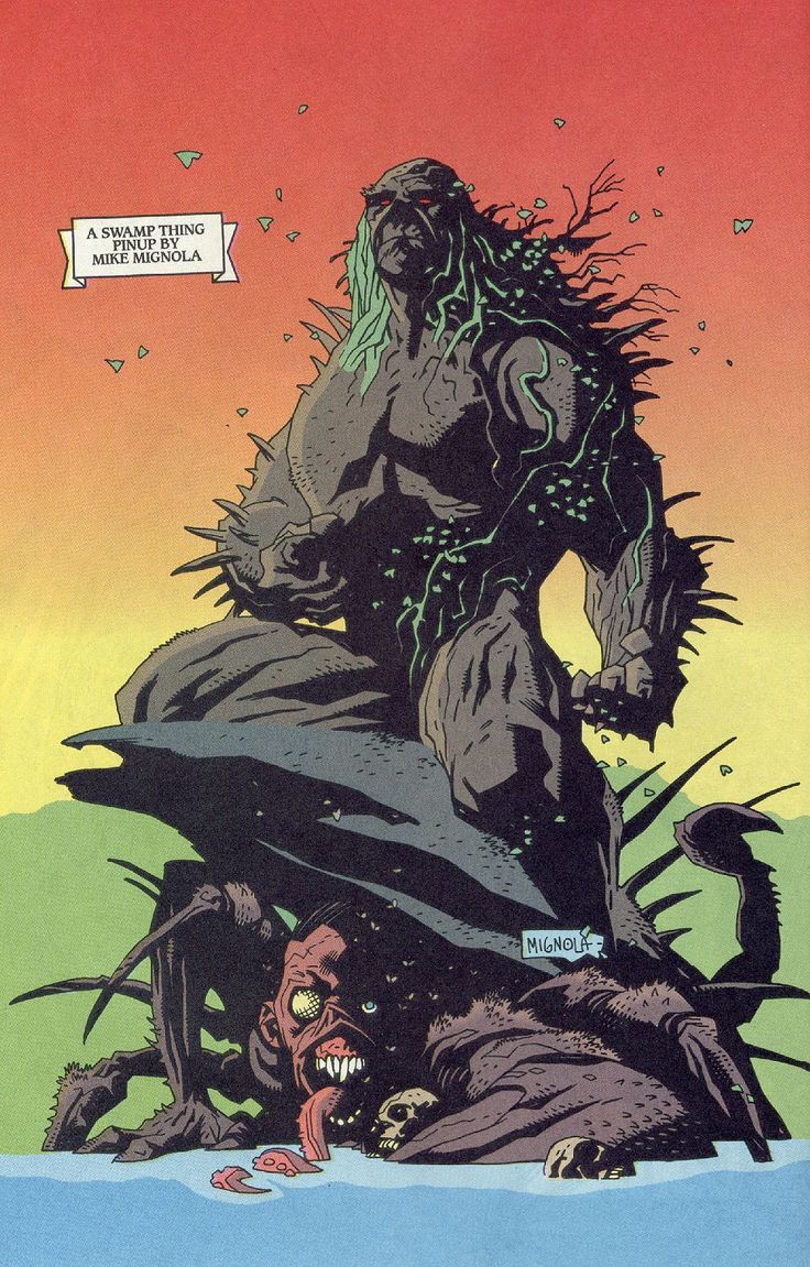 Swamp Thing by Mike Mignola