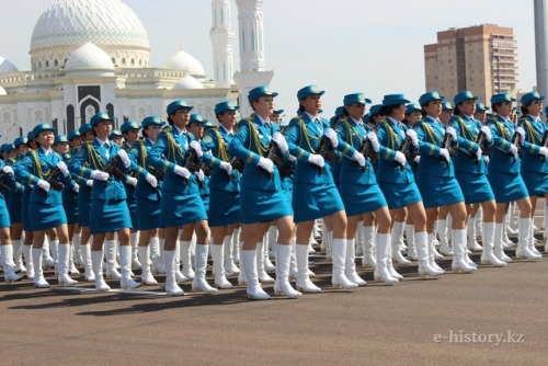 Glorious Peoples Republic of Kazakhstan, look how clean our pretty boots are, god is clearly on our 