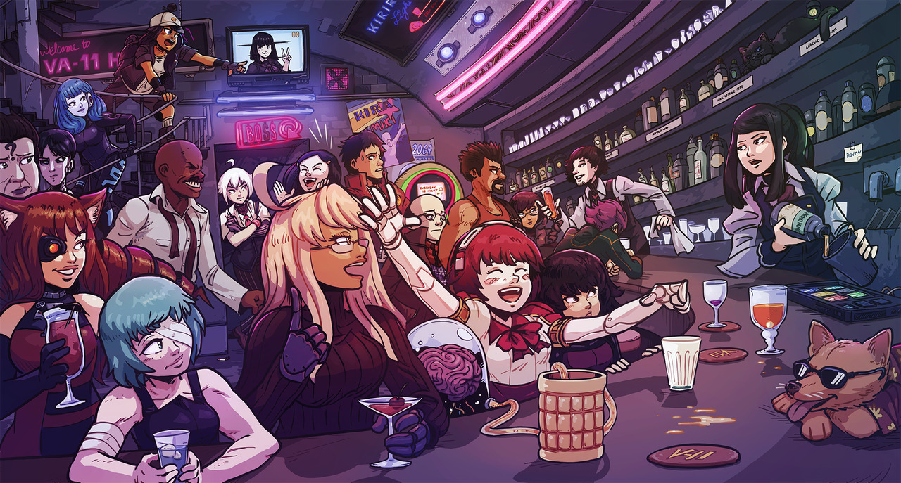 L Avant D Apres Mixing Drinks And Saving Lives The Va 11 Hall A