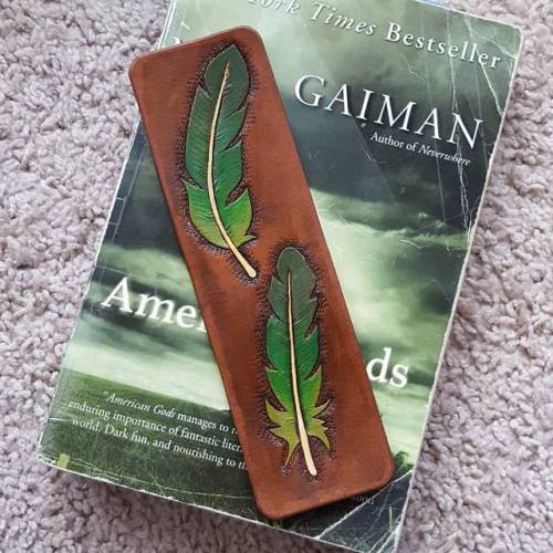 leatherpatches:Finished bookmark!..#leather #leatherwork #leatherworking #leathergoods #leathercraft