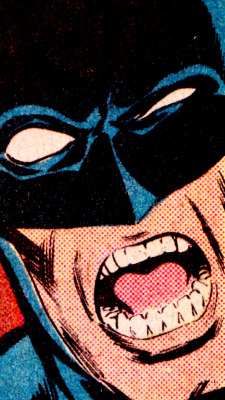 thecomicsvault:  COMIC BOOK CLOSE UP B A T M A NBatman #423Dave Cockrum (Pencils), Mike DeCarlo (Inks) &amp; Adrienne Roy (Colors) 