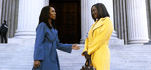 davis-viola:  “Olivia Pope and Annalise Keating. Every time we touched on the show, it was static electricity. Every single time. It was black girl magic on steroids.” - Viola Davis