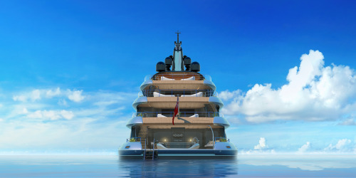 Admiral’s “Kenshō,”Exteriors: Azure Yacht Design and Archineers Berlin,Interi