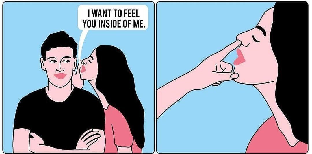 I WANT TO FEEL YOU INSIDE...
