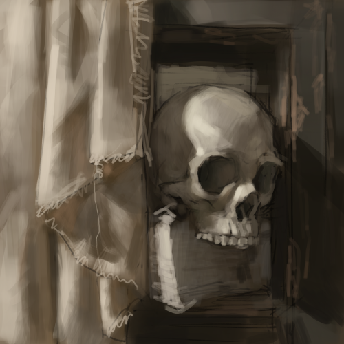 A Little 30 Min Study I Did Today, I Think I Have Made The Eyes A Bit Too Big Though