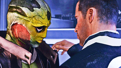 lesbian-hawke:mass effect 2 should’ve been gayer