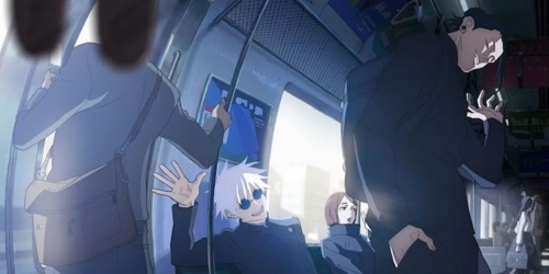 How Can People Say Stsg Isnt Canon When Actual Official Art Shows Gojo About To Gleefully Slap Getos
