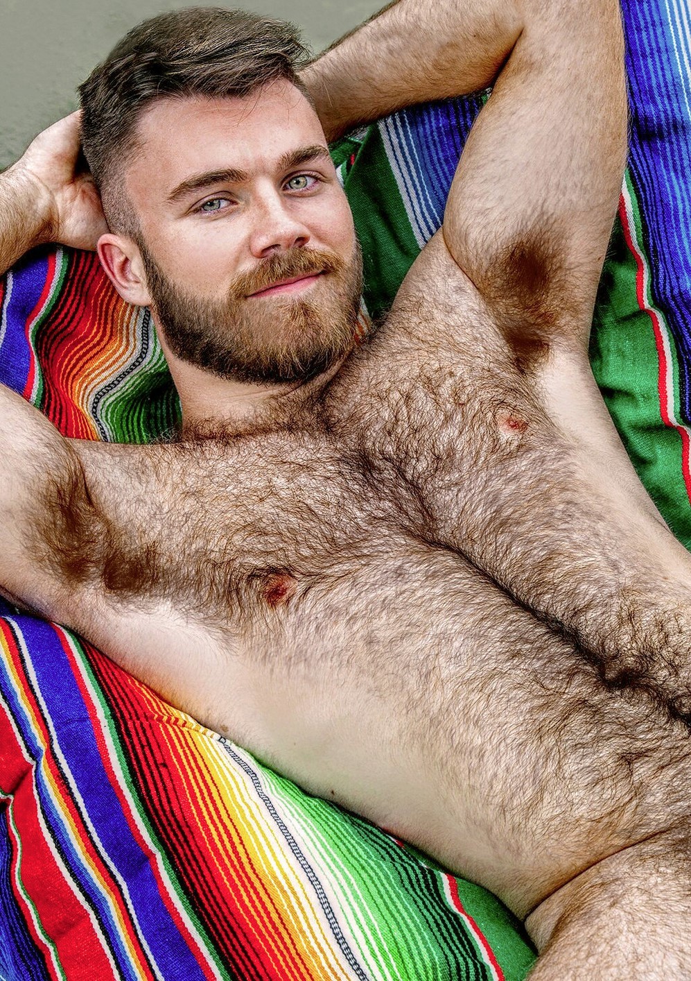 Bold and Beautiful: Scintillating Shots of Naked Hairy Men