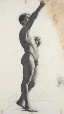 19thcenturyboyfriend:  Study (1878), Pedro Weingärtner