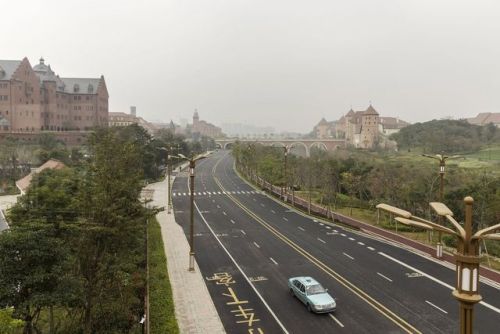 Huawei’s Faux-European Campus.The campus comprises 12 faux European towns modeled after the likes of