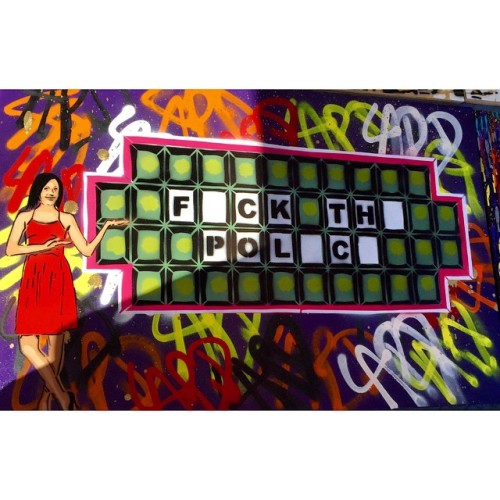 pericoprincess: wanna buy a vowel? #OtherArt #art #laart #FuckthePolice