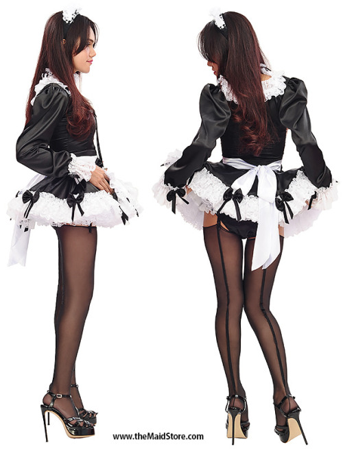 thefrenchmaids: thefrenchmaids:Pretty satin French maid Uniform Hot French Maid Uniform 