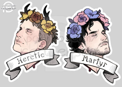 ~Support me on Patreon - patreon.com/reapersun~Drew these boys for a sticker giveaway for my Patreon